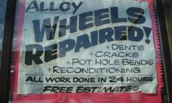 We can fix most bent and cracked alloy wheels fast!!
Most in 24 hours!
Over 20 years in busness!
WWW.HUBCAPnWHEEL.net
516-752-2277