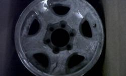 For sale - four (4) 16x8 Toyota Landcruiser wheels.
The salt and snow in upstate NY has corroded and peeled the chrome off the 2 rear wheels. Front wheels look to be ok, need polishing.
Wheels are round, no dents, or warping - all hold air. Included are