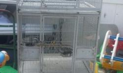 Very good condition triple breeding cages for parrot or finch. Asking $ 150 Plz contact on 347 744-2439