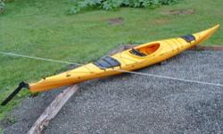 These Kayaks are in terrific condition, well maintained, and barely used. I believe they are 5 years old. The Kayaks have cruised the many lakes of the Adirondaks and soar with great speed because of the sleak low bottom design. They handle the waters