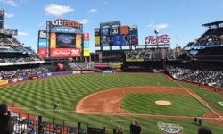 This listing is for a pair of season tickets in one of the best locations in Citi Field for the money: Caesars Box Section 326, in Row 2 on the home-side aisle (seats #1 and #2). These are the club seats on the 3B side, they are always in the shade even
