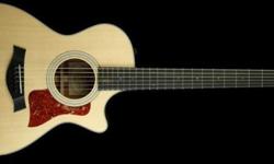 The US Made Taylor 2012 312ce-LTD Spring Limited Edition Koa Grand Auditorium Acoustic-Electric Guitar is available in limited numbers and is a member of the Hawaiian Koa 300 Series for 2012.
Hawaiian Koa occupies rare air among tone-woods, and for good