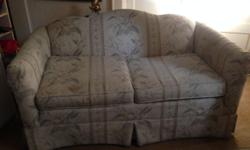 Loveseat sofa in good condition with super comfy cushions. Has a slight stain on one cushion. Price is negotiable