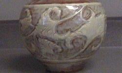 Vase - Ceramic, Browns & Cream Colors