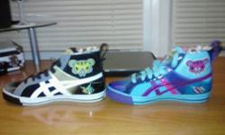 2 pairs of Rare Tokidoki x Asics Onitsuka Tiger Fabre sneakers 140$ each Or 260$ for both pairs. Size 6.5 but they fit tight so I have them listed at 6
Only worn twice.
Original boxes included
Currently retail price is 150$ plus shipping
