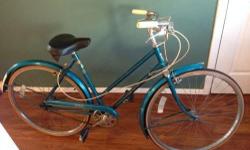 Up for sale is a vintage 1964 Rudge bicycle. This bike has 3 speeds with a Dynamag, headlight, tail light, Mesinger seat. The bike has been kept indoors all of its life and is in great condition. Please message me for contact info if you have any