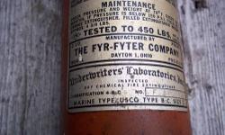 Vintage Fire Extinguishers
Last Serviced Date On Tag 1962
Great For Collectors
Do Not Appear To Have Been Ever Used
$50 or Best Offer