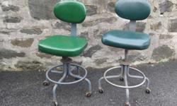 This iconic mid-century drafting stool has that industrial style many are seeking. Can be used as is or refinish it for a newer look. Swivels, rolls and adjusts. Priced $60 each.
Curbside delivery available within NYC metro area for a small fee.