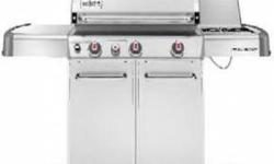 Weber Genesis S-330 - grill - 637 sq.in TOTAL COOKING AREA - stainless (BEST PRICE AT BRAVOS 631*532*6300)
Weber Genesis S-330 - grill - 637 sq.in TOTAL COOKING AREA - stainless steel
Weber Genesis S-330 Liquid Propane Stainless Steel Gas Grill - 6570001.