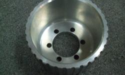 $89.00!! New Weiand 7029-34 34 tooth Supercharger Pulley. 1/2" pitch square tooth Gilmer style machined from billet aluminum. Pulley 3 1/2 wide with Weiand size 2 1/4 bore center with 6 bolt holes evenly spaced. Fits 6-71, 8-71, 10-71, 12-71 and 14-71