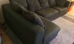 Anthracite West Elm 3 piece sectional sofa. Good condition, selling due to a move. Available for pick-up.