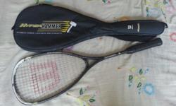Up for sale is LIKE NEW WILSON TITANIUM SERIES POWER SQUASH RACQUET.
REFER TO PICTURE AS IT'S ACTUAL ITEM YOU WILL RECEIVE. 347 536 0954