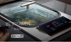 #71216-1
Brand New 15 Inch Electric Steamer Module with Hidden 2,600-Watt Heating Element, 2-Gallon Capacity Tub, Electronic Drain, Digital Timer and Illuminated Touch Controls Only $1,100
Brand: Wolf
Model #: IS15/S
Part Of Wolf's Specialty Module
