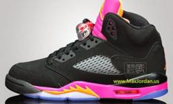 Women Nike Air Jordan 5 Black Pink Fusion Leather Sneaker 82usd,free shipping,shoes 100% quality guarantee,shoes come with nike boxes,cards,shoes size us5.5 to us8.5 available,welcome select from maxjordan.us for detail infos.thank you