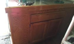 Wood stand with a honey finish 55 gallon tank including some accessories asking $150 or best offer
This ad was posted with the eBay Classifieds mobile app.