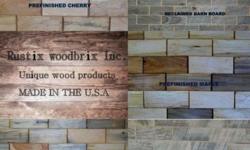 Rustix Woodbrix wooden wall tile is available in many different species of wood. 100% natural wood tile product is available for order at www.homedepot.com search for "Rustix Woodbrix" Free shipping with every order
Order today and change your home for