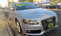 2009 Audi A4 A4 AWD Automatic BLACK LEATHER on Gray Ice Silver Metallic 083633
Stop By and Test Drive This 2009 Audi A4 A4 AWD with 66359 Miles.
Color: Gray LEATHER on Gray Ice Silver Metallic
Engine: 2 4 Cylinder Engine
Stock number: 083633
Transmission: