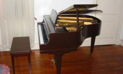 mahogany with bench good condition tuned delivery available