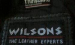 I HAVE A LIKE NEW MANS WILSON THINSULATED MOTORCYCLE JACKET FOR SALE. I AM ASKING $125 BUT WILL TAKE BEST OFFER. PLEASE CONTACT ME IF YOU ARE INTERESTED.