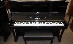 This piano has been completely refurbished in 2013 in Hamamatsu, Japan. The Yamaha U1 is simply beautiful, and is one of the most popular studio uprights made. This piano has been completely refurbished, regulated and tuned. It is in excellent condition,