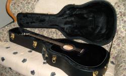 I am offering up my Zager ZAD 20 Black Lacquer Acoustic Guitar. I have had it for a about a year and have only played it a few times...much more recently. It is the easiest guitar that I have ever played. I am a 59 year old guitarist wannabe. I just can't