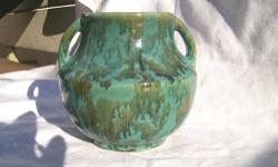 Nice Zanesville #827 vase with neptune glaze. Perfect condition. CALL 845-754-7233 CASH OR PAYPAL SHIPPING EXTRA.