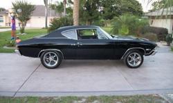 Offering Collector Car Financing through J.J. Best and Banc and Co. 1 800 - USA - 1965
1968 Chevrolet Chevelle Hard Top, Big Block V8 Gasoline Engine, Manual Transmission, RWD.
1968 Chevelle SS Triple Black Pro Touring complete frame off / rotisserie