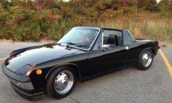 A Fabulous 1971 Porsche Targa 914
The Vin # 4712905309
This car could be driven to its new home.
California car (I still have the plates from the previous owner)
The car is a 1971 and it's in really nice condition.
Repainted black in 2002
Exterior