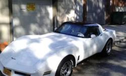 1980 Chevy Corvette custom
One of a kind condition
High performance 350 gm crate motor
Perfect white /light grey
T-tops. A/c fully loaded
New wheels/tires/exhaust/brakes/interior/paint
Only 74k original miles
$11,500 firm
Call 914-447-1623
No solications