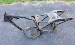 1981 Honda ATC 200 Frame Straight Good Condition. Literally no rust, still dirty and greasy.