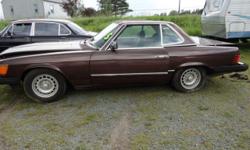 THIS IS A 1982 MERCEDES-BENZ 380SL. THE CAR WAS RUNNING AND AS YOU SEE IN THE PHOTOS IT WAS IN DIFFERENT PLACES.NOW THE CAR IS SITTING FOR OVER A YEAR AND IT STARTS AND DIES BUT DOES NOT KEEP RUNNING. IT HAS A BROKEN WINDSHIELD. MY DAD PAINTED THIS CAR 4