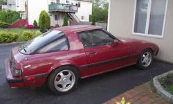 Condition: Used
Exterior color: Burgundy
Interior color: Burgundy
Transmission: Manual
Fule type: Gasoline
Drivetrain: RWD
Vehicle title: Clear
DESCRIPTION:
Im selling this RX7 b/c i dont have the space to keep her. This is a turn key car. It needs a few