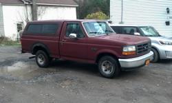 I have a 93 ford f150 for sale with 143k miles. It is in good condition for its age with some rust around the rear wheel wells. New brake pads, rear tires, oil change and just inspected at the end of october. It runs 100% of the time, with fully working