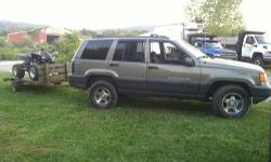 1997 Grand Cherokee Laredo. Just clicked 142k but still my daily driver - Runs Excellent, Fluids Changed and maintenance done regularly, Including Differentials and transfer case.
Tires are good, Has K&N Intake, Hypertech Programmer, Kenwood deck, after