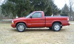 1999 Chevy S10 -- Red, Auto, 98K, 4WD, CD, Power Windows & Door Locks, Cruise Control, Tilt Wheel, 4 Wheel ABS, Power Steering, Dual Front Air Bags, Steel Wheels, Bedliner, Tonneau Cover, Clean Carfax Report, Body in Excellent Condition - $6,000. 5Yr/100k