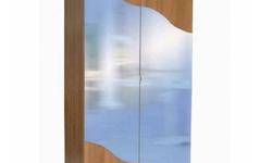 2-Door Full Mirrored Wardrobe with Shelf and Hanging Rod. Beautiful Design. Colors can be mixed and matched or Solid Color as you like. Please see color chart for available colors. Strong Construction. Made of Melamine or Solid Birch Wood. This Wardrobe