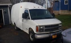 2001 Chevy 3500 1 ton van with unicell body engine needs work doesn't run right now hundred fifty-one thousand miles