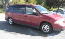 2002 Ford Windstar Sport. Inspected. Transmission is less than 2 years old. Very little rust on body. Second row has captain chairs. Back row is bench. Mileage is approximately 120,000. 4 BRAND NEW tires. Call 315-646-2434 (home) or cell 315-664-2409