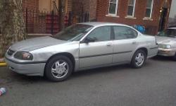 clean in and out,2003 chevy impala v6 ,highway driven, well maintained great on highway runs, strong engine and transmission,drives great, ice cold A/C (with dual control)and every feature works.ABS and traction control included, few dings and scratches