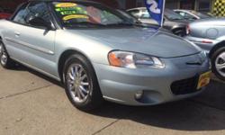 Exterior Color: Blue
Engine: V6, 2.7L; DOHC 24V
Transmission:
Drivetrain:
Interior Color: Tan
FULLY LOADED! Excellent Condition Fun Convertible Financing & Extended Warranty Available
Affordable Cars
