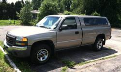 For sale is this 2003 GMC Sierra 1500 with 79,000 miles! It is a 4x4 with the strong 5.3 liter V8 engine. It has the 8 ft bed for extra hauling room and a matching ARE fiberglass cap. This truck is in excellent running condition with a super clean