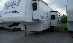 A new fifth wheel like this one would cost $70,000 - $80,000 but you're getting a HUGE deal on a very nice used one. This fifth wheel is in very nice shape for its age and has everything inside you want. The Montana Big Sky is the mac-daddy of campers;