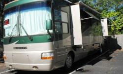 2003 National RV Tradewinds LTC 7301
Freightliner Chassis * Diesel 350 HP
Allison 6 Speed * Double-Slide
.
2 slides all the bells and whistles, top of the line granite, Leather, 2A/Cs, 2TVs surround sound stereo, DVR VCR 5 CD player auto Satellite, Washer