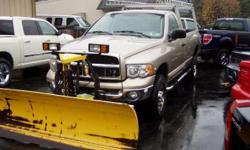 Nice truck with work rack and Fisher plow. Cummins Diesel not even broken in. Will sell with out plow, give Brian a call...