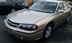 THIS 2004 CHEVROLET IMPALA IS IN GREAT CONDITION INSIDE AND OUT. THIS CAR IS A 1 OWNER CAR WHICH HAS NEVER BEEN IN AN ACCIDENT. FINANCING IS GUARANTEED YOU WORK YOU DRIVE NO MATTER WHAT'S YOUR ISSUE. EXTENDED WARRANTY WHICH COVERS THE ENGINE,