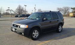Condition: Used
Exterior color: Slate
Interior color: Gray/Black
Transmission: Automatic
Fule type: GAS
Engine: 6
Drivetrain: 4WD
Vehicle title: Clear
Body type: Sport Utility
DESCRIPTION:
2004 Ford Escape XLT 4WD I am selling this car for my friend, shes