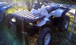 THIS IS A VERY NICE POLARIS ATV IT HAS JUST BEEN SERVICED AND NEEDS NOTHING, IT WAS MY HUNTING QUAD AND HAS 1300 MILES. IT'S IN SUPER SHAPE AND I HAVE TITLE IN HAND