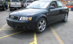 2005 Audi A4 4-Cylinder 1.8L L4 DOHC 20V TURBO triptronic, very clean car that's all wheel drive. Give me a call at 845-471-2277, or stop my by our website www.verdisusedcarfactory.com Brian
