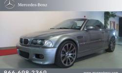 Mercedes-Benz of Massapequa presents this 2005 BMW 3 SERIES M3 2DR CONVERTIBLE with just 55501 miles. Fuel Efficiency comes in at 23 highway and 16 city. Recently reduced to $32451. Options and Safety Features: Nicely equipped with Battery safety