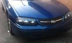 FREE CARFAX AVAILABLE
clean in and out ,no dents or rust.Automatic,2005 chevy impala V6 ,highway driven, well maintained, great on highway runs, strong engine and transmission,drives great, ice cold A/C ,Factory Alarm and remote. its a great buy at this